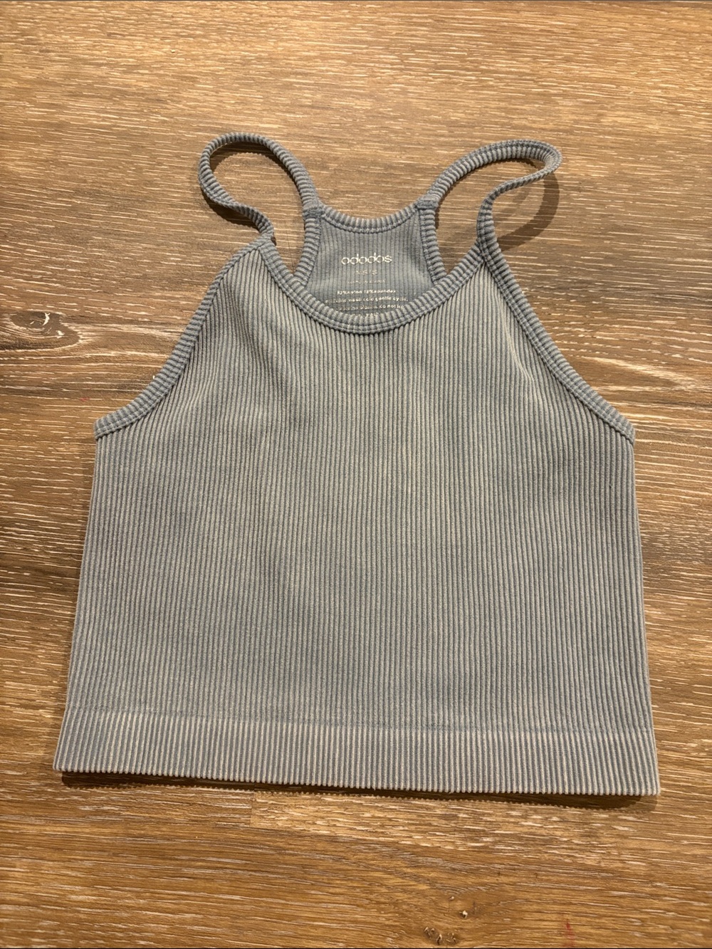Ododos rib-knit racer back tank top